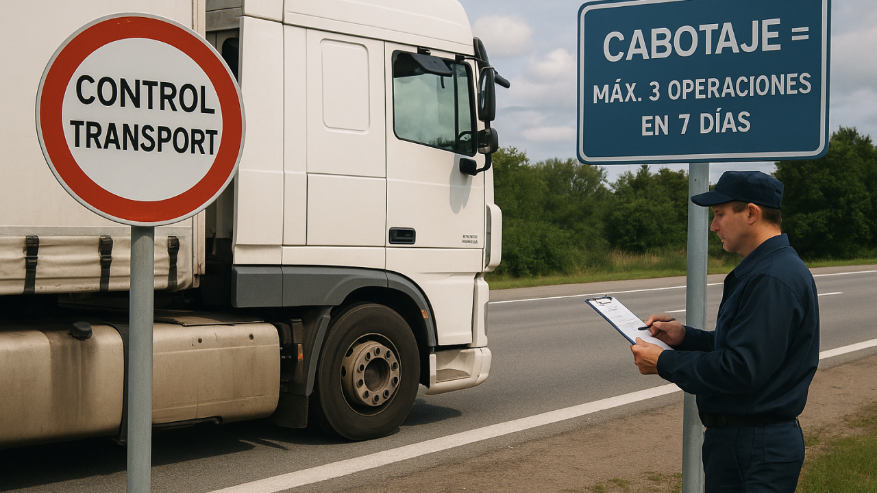 Cabotaje y desplazamiento de conductores: derechos laborales en transporte internacional