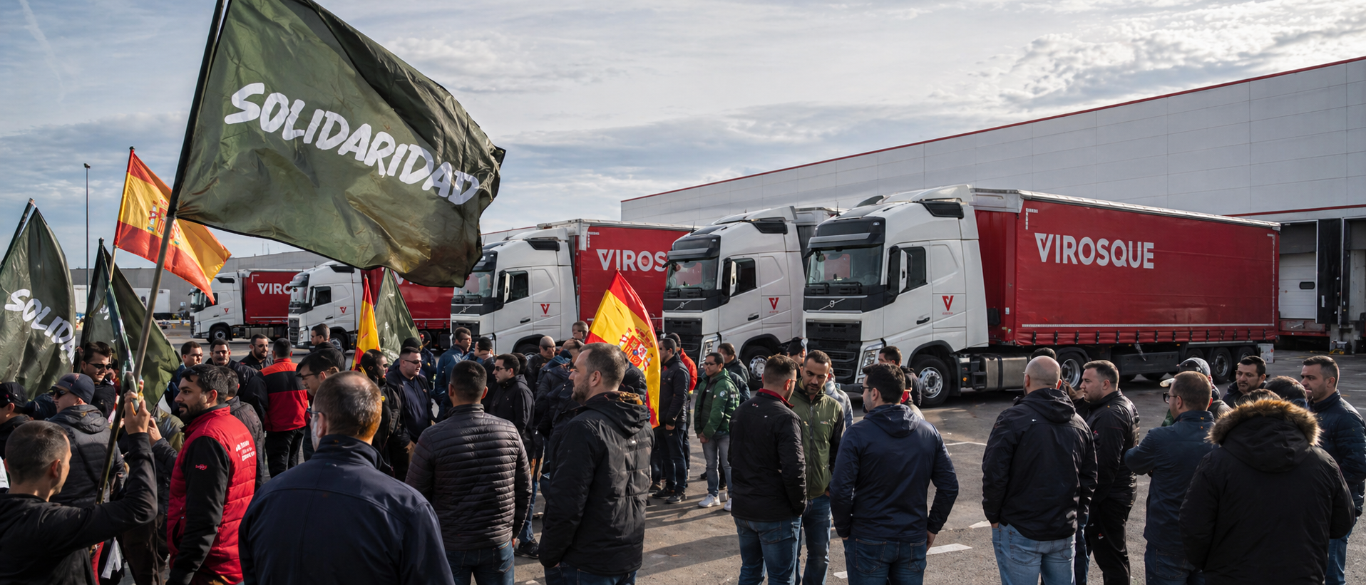 Transporte de mercancías por carretera, transporte por carretera, transporte terrestre de mercancías, transporte nacional e internacional, logística y transporte, empresas de transporte, convenio transporte mercancías Barcelona, convenio colectivo transporte mercancías, tablas salariales transporte mercancías, salario conductor tráiler, nómina conductor camión, dietas transporte mercancías, plus convenio, plus antigüedad, jornada laboral conductor camión, horas de presencia, horas extra, tiempos de conducción y descanso, tacógrafo digital, normativa transporte mercancías, inspección de trabajo, sanciones tacógrafo, prevención de riesgos laborales, movilidad geográfica, modificación sustancial de condiciones de trabajo, despido conductor camión, derechos laborales transportistas, calendario laboral transporte, costes transporte mercancías, precio kilómetro transporte, restricciones camiones Cataluña y situación del transporte de mercancías por carretera en España