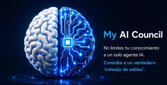 My AI Council — No limites tu conocimiento a un solo agente IA. Consulta a un verdadero consejo de sabios.
